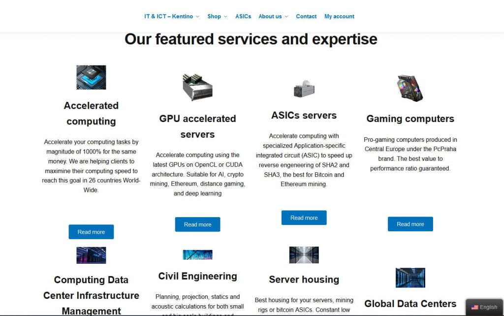 Kentino-com crypto mining asic miners main website